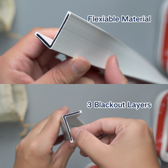 Light Blocking Strips for Window Frame L Shape 60inch, 78inch, 118 inch size 2PCS