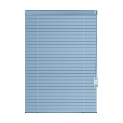 Mini Blinds 1 Inch Aluminium Vinyl Slat Corded Control