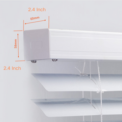 Motorized Mini Blinds Hardwired Smart Motor 1 & 2 Inches Aluminium Slats