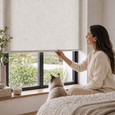 Cordless Roller Shades Square Metal Valance