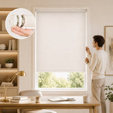 No Drill Roller Shades Simple Valance Corded