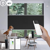 Hardwired Top Down Bottom Up Cellular Shades Alexa Remote Controller Smart Motorized
