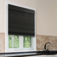 Pull Up Bamboo Roman Shades Corded