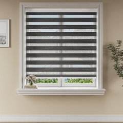 Cordless Zebra Blinds Metal Valance