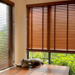 Real Wood Blinds Dual Corded