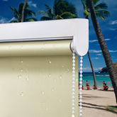 Waterproof Roller Shades Corded for Bathroom and Outdoor Use