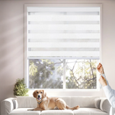 Zebra Blinds Corded Square Metal Valance