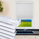 No Drill Cordless Aluminum Mini Blinds 1 Inch Slats