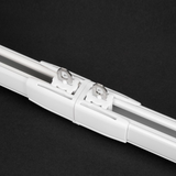 Manual Curtain and Track Set | Custom Fabric & Track Color | Up to 5 Meters (197 Inches / 16.4 Feet)