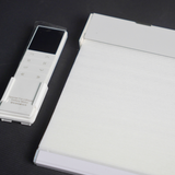 Shallow Mount Battery Motorized Cellular Door Shades 1 inch Bracket Install