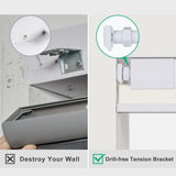 No Drill Detachable Battery Cellular Shades