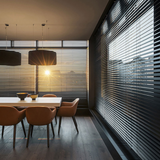 Wood Blinds 2 Inch Real Wood Slats Hardwired Motorized