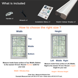 No Drill Cordless Cellular Shades