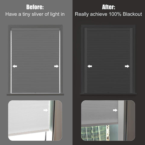Light Blocking Strips for Window Frame L Shape 60inch, 78inch, 118 inch size 2PCS