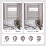 NO Drill Cordless Top Down Bottom Up Roman Shades