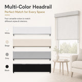 Corded Roller Shades Square Metal Valance
