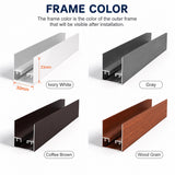 Day Night Skylight Shades Two Sides Cordless Cellular Skylight Honeycomb Blinds