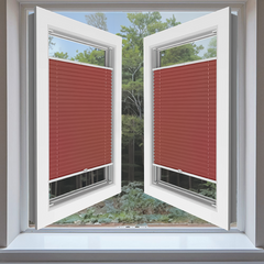 Shallow Mount Cellular Shades with Top Down Bottom Up Operation Waterproof and Dustproof for Bathroom Use