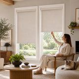 No Drill Cordless Roller Shades