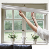 No Drill Corded Valance Roller Shades