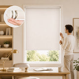 No Drill Roller Shades Simple Valance Corded