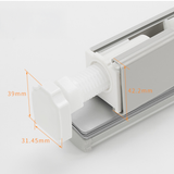 No Drill Corded Aluminum Vinyl Mini Blinds 1 Inch Slats