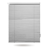No Drill Corded Aluminum Vinyl Mini Blinds 1 Inch Slats