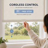 No Drill Cordless Roller Shades