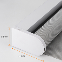 Battery Roller Shades Rechargeable Remote Control Battery Motor Motorized Blackout Shades