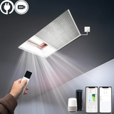 Smart Motorized Skylight Shades Blackout & Light Filtering Skylight Cellular Blinds Hardwired/Battery