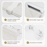 Cordless Roman Shades Spring Auto Up