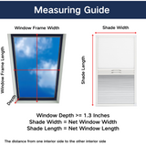 Day Night Skylight Shades Two Sides Cordless Cellular Skylight Honeycomb Blinds