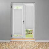 French Door Patio Window Cellular Shades Add on Shades No Drill Adhesive Blinds Model Q16A for Minimum 11mm Frame Depth