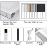 Battery Skylight Shades Motorized Rechargeable Blackout & Light Filtering Skylight Cellular Blinds