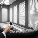 Silhouette Shangri-La Sheer Shades Hardwired Motorized