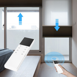 Hardwired Top Down Bottom Up Cellular Shades Alexa Remote Controller Smart Motorized