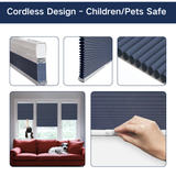 No Drill Cordless Cellular Shades