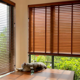 Real Wood Blinds Dual Corded
