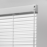 No Drill Corded Aluminum Vinyl Mini Blinds 1 Inch Slats