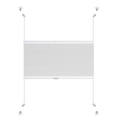 Shallow Mount Cellular Shades with Top Down Bottom Up Operation Waterproof and Dustproof for Bathroom Use
